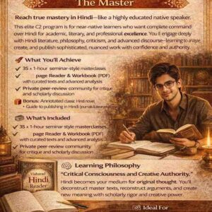 C2 -  The Expert/Scholar  - "The Master"(35 Lectures)